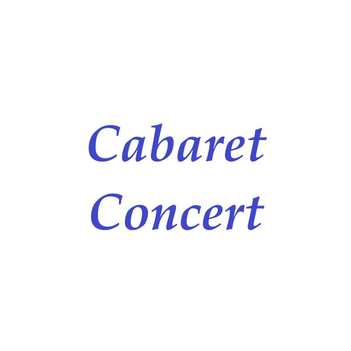 Cabaret Concert